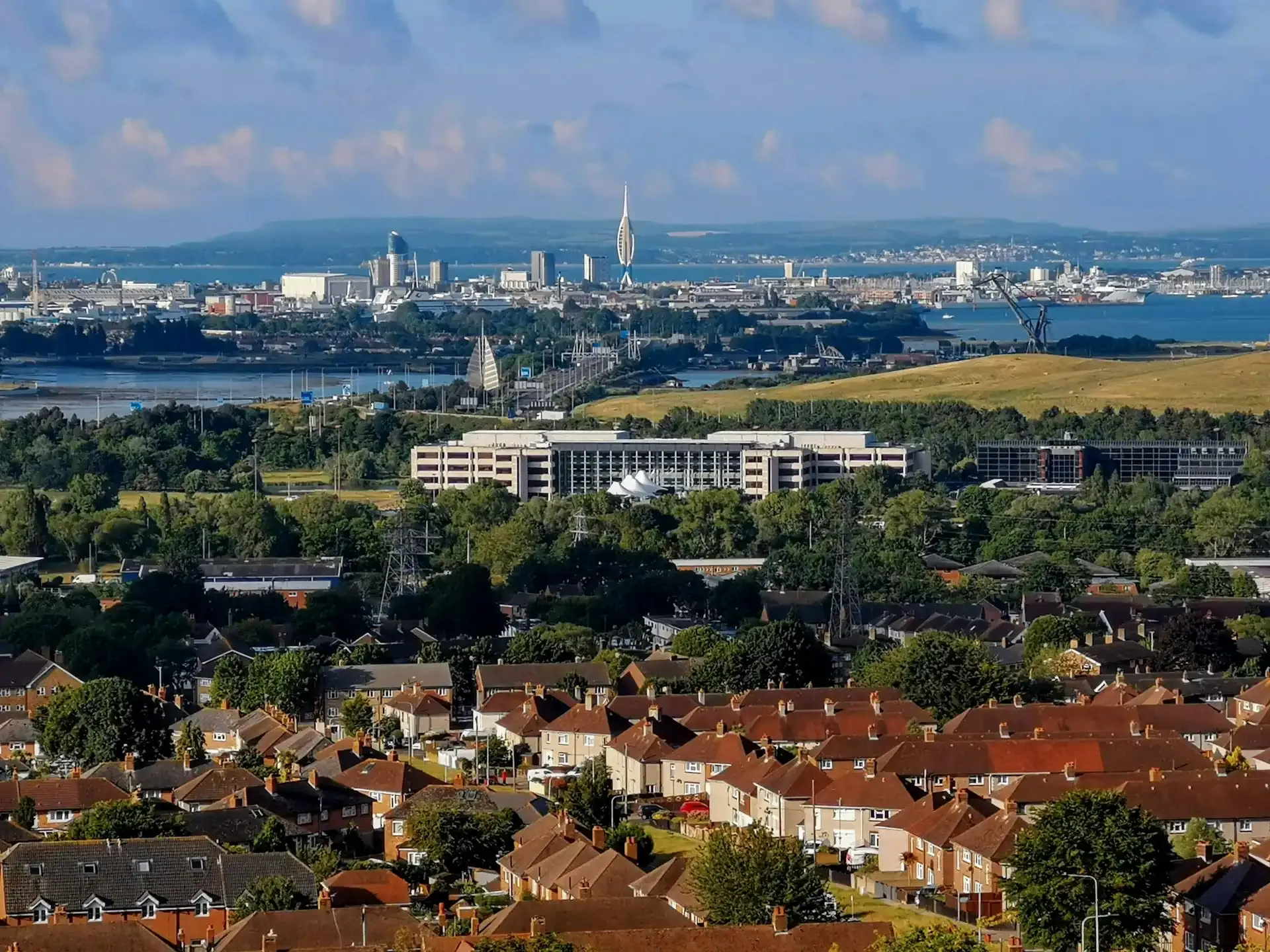 An image of Portsmouth. Where I am situatied